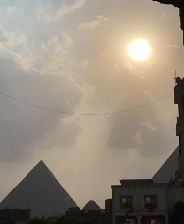 Asma Pyramids View Hotel Kafret el-Gabal Kültér fotó